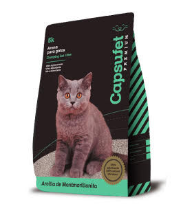 Arena para gatos Capsufet Premium